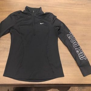 Black Nike Half Zip - like new